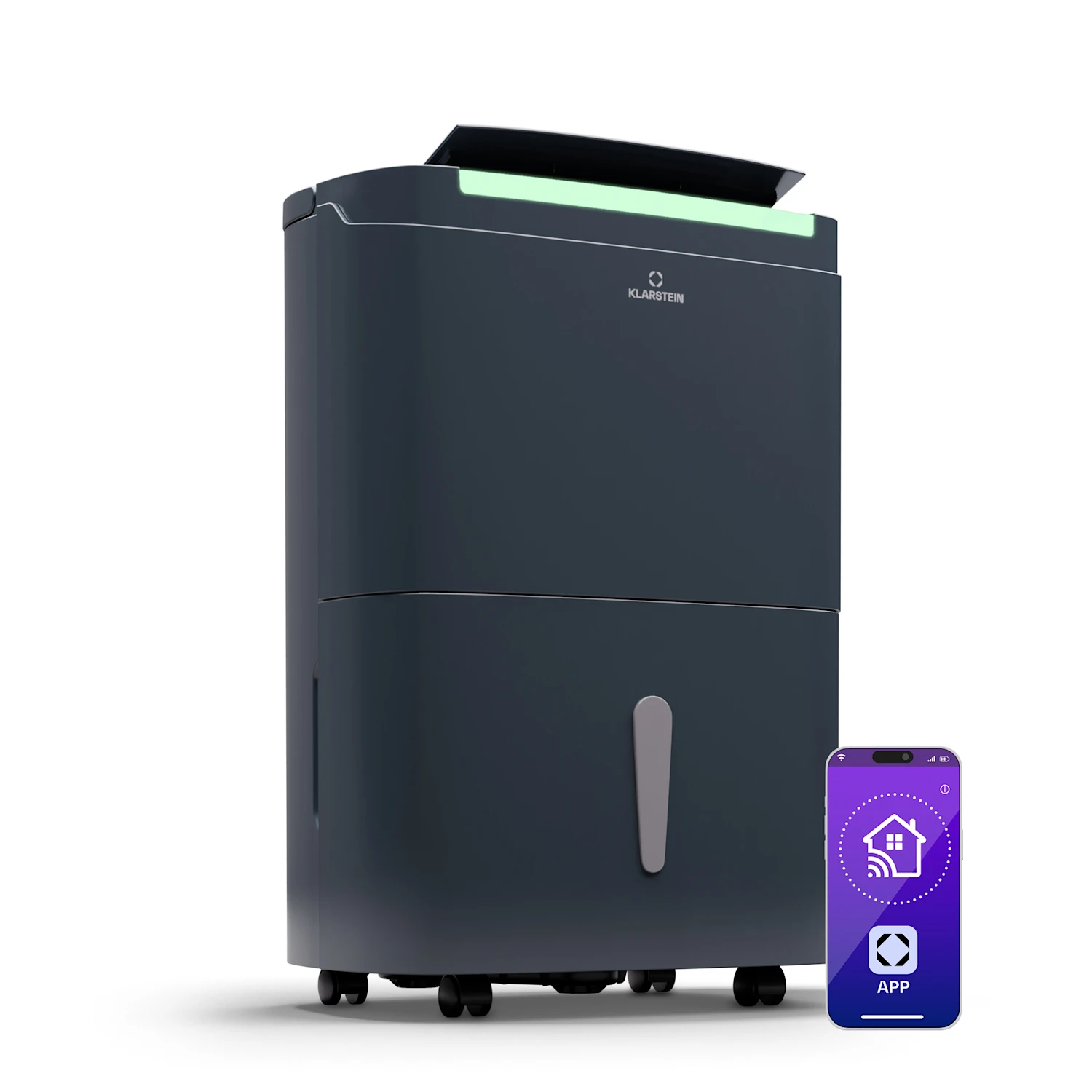 دستگاه رطوبت گیر هوشمند کلارشتاین آلمان 50 لیتری klarstein DryFy Connect - مدل اسمارت با وای‌ فای داخلی و نمایشگر دیجیتال
